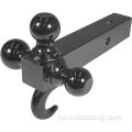 Ball trailer hitch for mottakerbil tauing